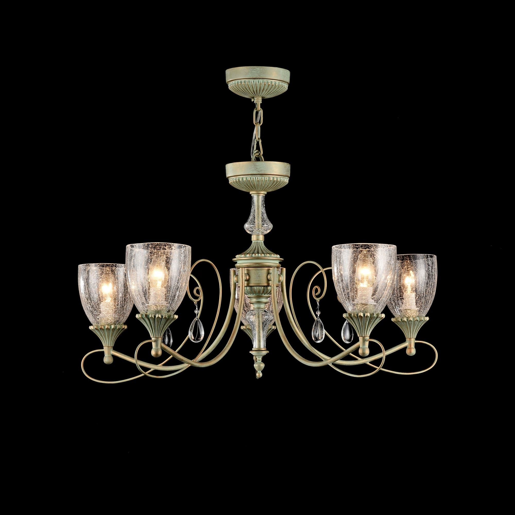 Maytoni Royal Classic Sabina Мятное Золото Люстра 5xE14 60W RC145-PL-05-MG — миниатюра 2