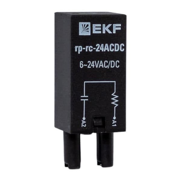 EKF Модуль защитный RC 6-24В AC/DC для промежуточных реле RP AVERES — миниатюра 1