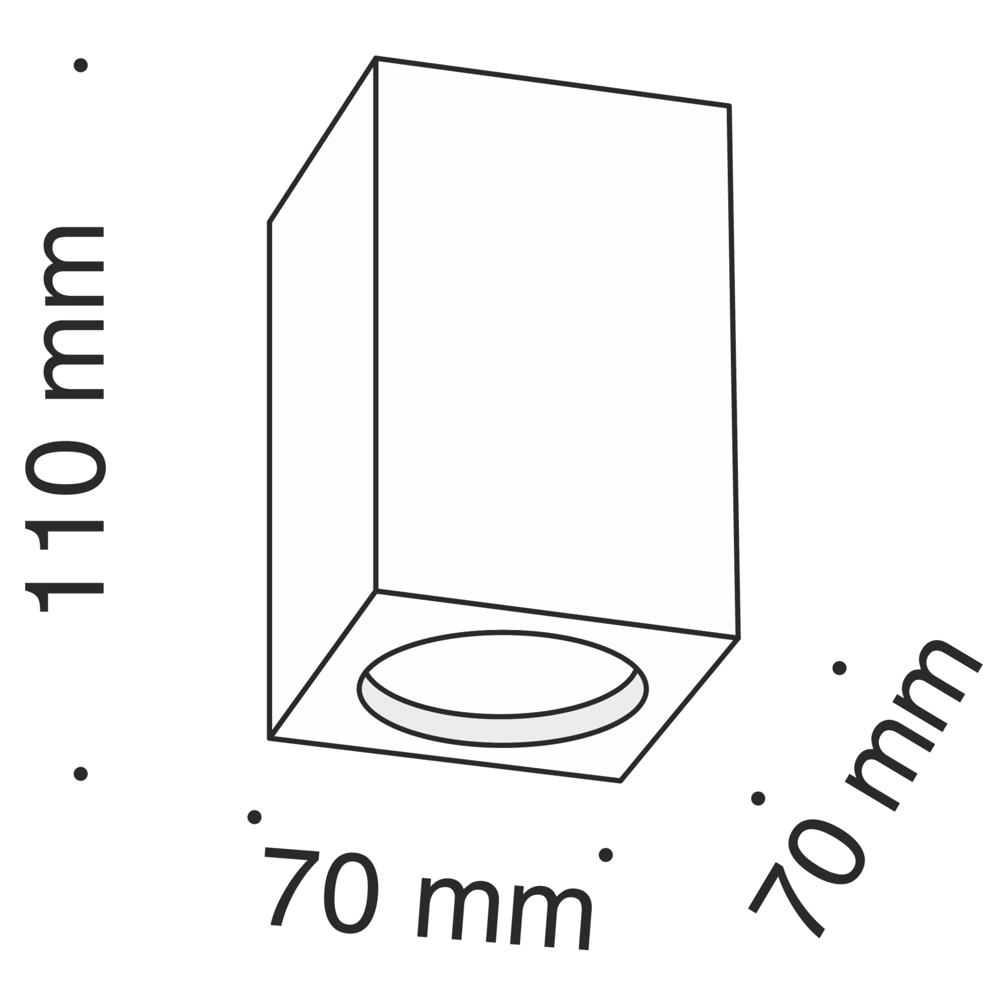 Maytoni Technical Conik gyps Белый Потолочный светильник GU10 30W C005CW-01W — миниатюра 4