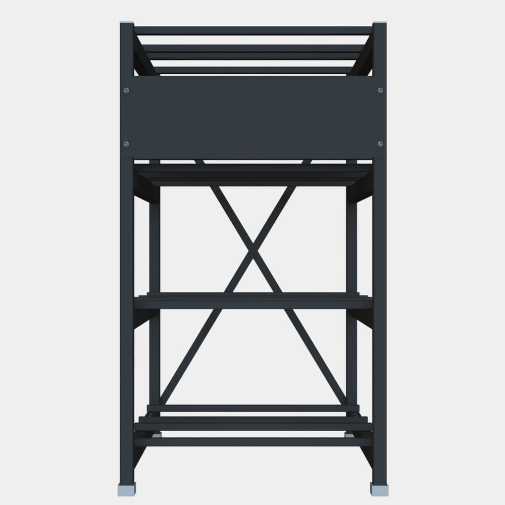 Systeme Electric Стеллаж 4 полочный 2 ряда 800х935х1430
