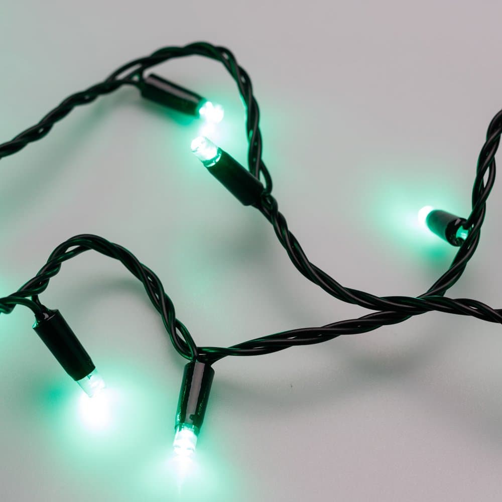 Arlight Светодиодная гирлянда ARD-STRING-CLASSIC-10000-BLACK-100LED-STD GREEN (230V, 7W) (Ardecoled, IP65) 025800 — миниатюра 5