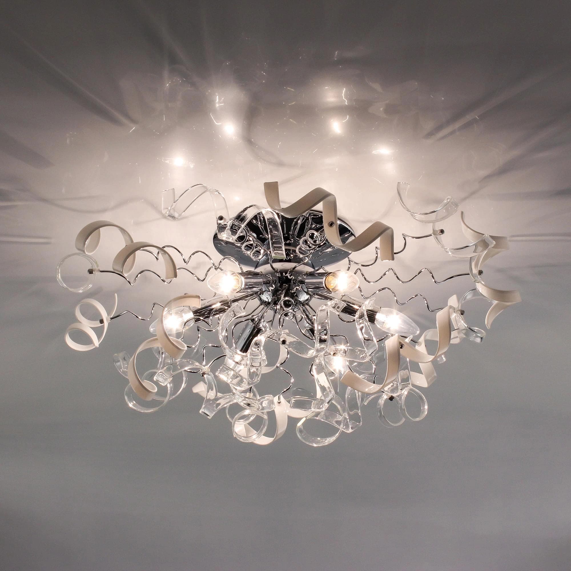 Citilux CL222161 Рандом Хром+Прозр+Бел Светильник Люстра — миниатюра 6