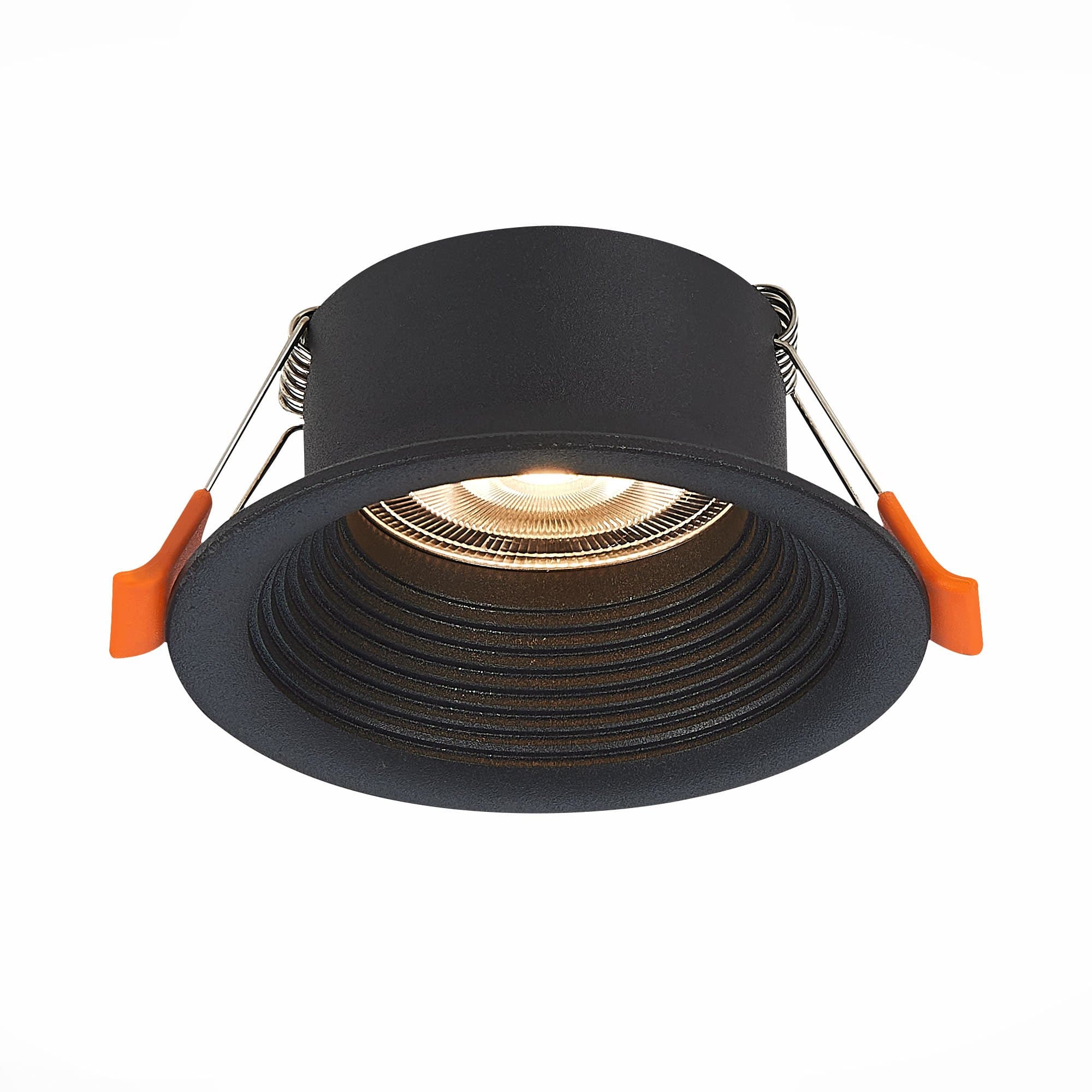 ST Luce ST202.408.01 Светильник встраиваемый Мат. черный GU10 1*50W D89xH40 220V Без ламп