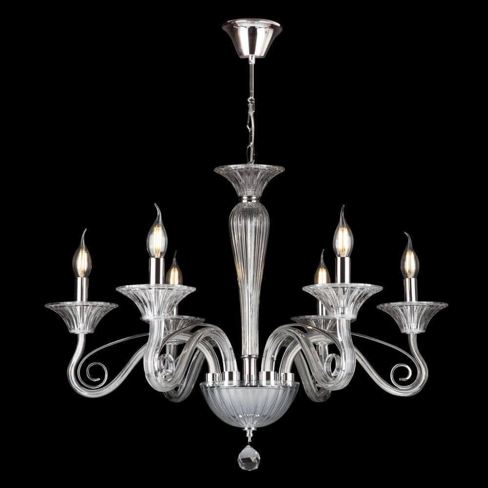 Maytoni Neoclassic Acqua Прозрачный Люстра E14 40W DIA010PL-06TR — миниатюра 9