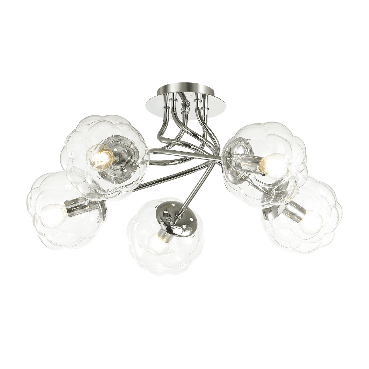 Lumion 4557/5C MODERNI LN21 хром Люстра потолочная E14 5*40W 220V BREANA — миниатюра 2