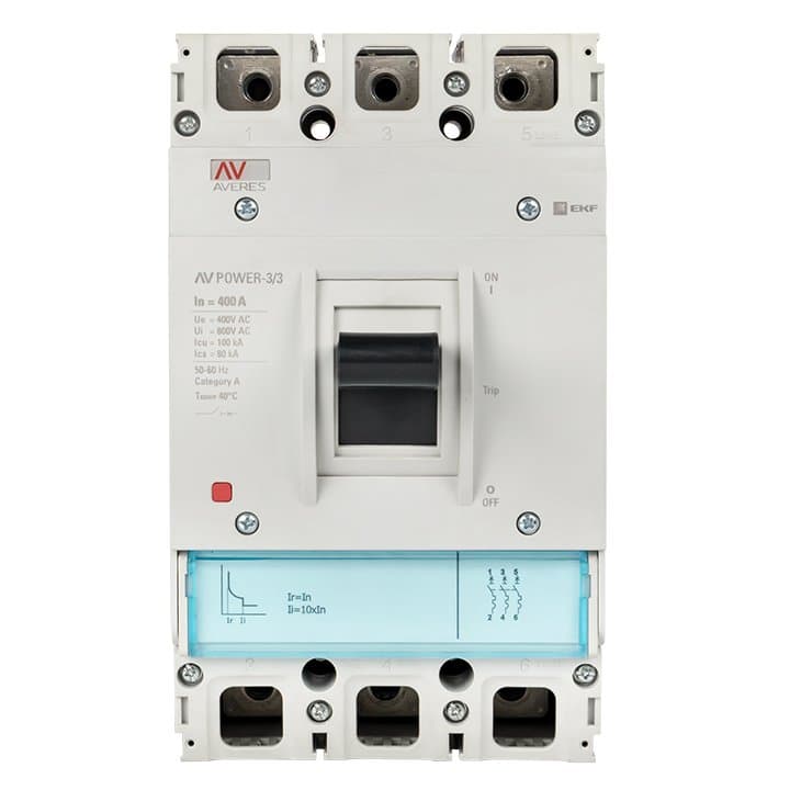 EKF Averes Автоматический выключатель AV POWER-3/3 400А 100kA TR — миниатюра 3