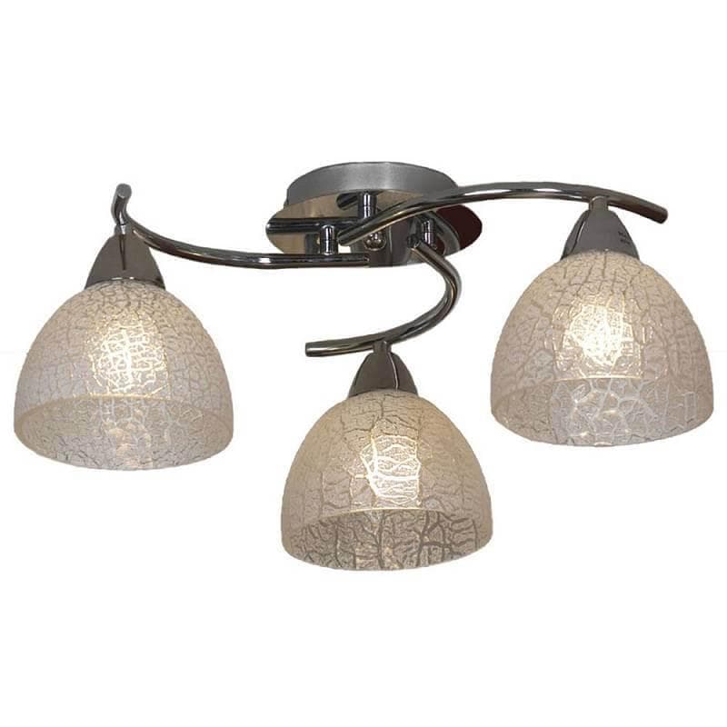 Lussole PROMO 2 Металл Хром /  Стекло Люстра E27 10W GRLSF-1603-03 — миниатюра 1