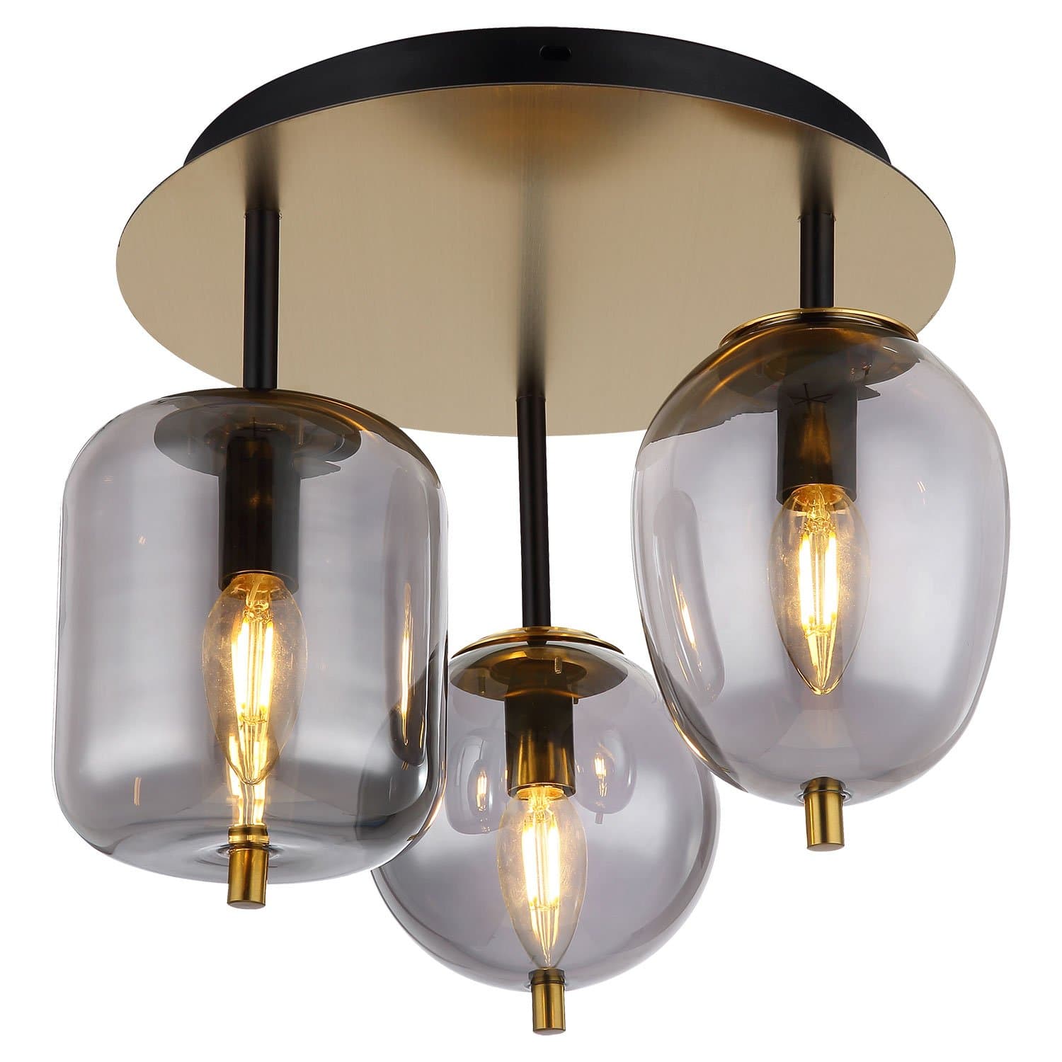 Lussole LOFT Потолочный светильник металл бронзовый LSP-8730 — миниатюра 1