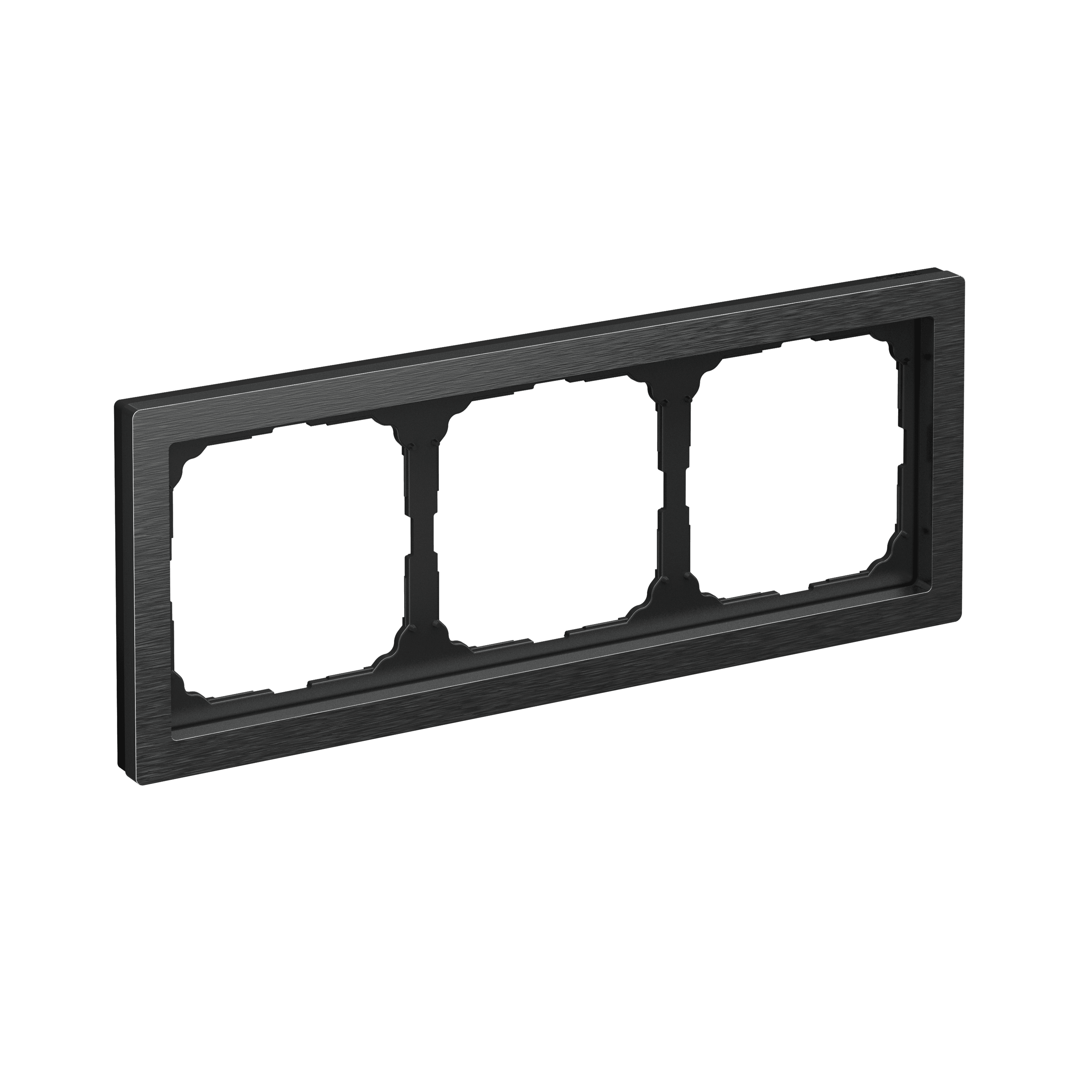 Systeme Electric ArtGallery Pure Металл Оникс Рамка 3-ая — миниатюра 6