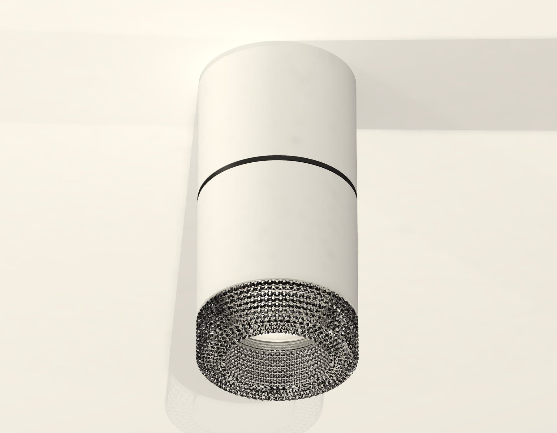 Ambrella Комплект накладного светильника с композитным хрусталем XS7401182 SWH/BK белый песок/тонированный MR16 GU5.3 (C7401, A2071, C7401, N7192) — миниатюра 2