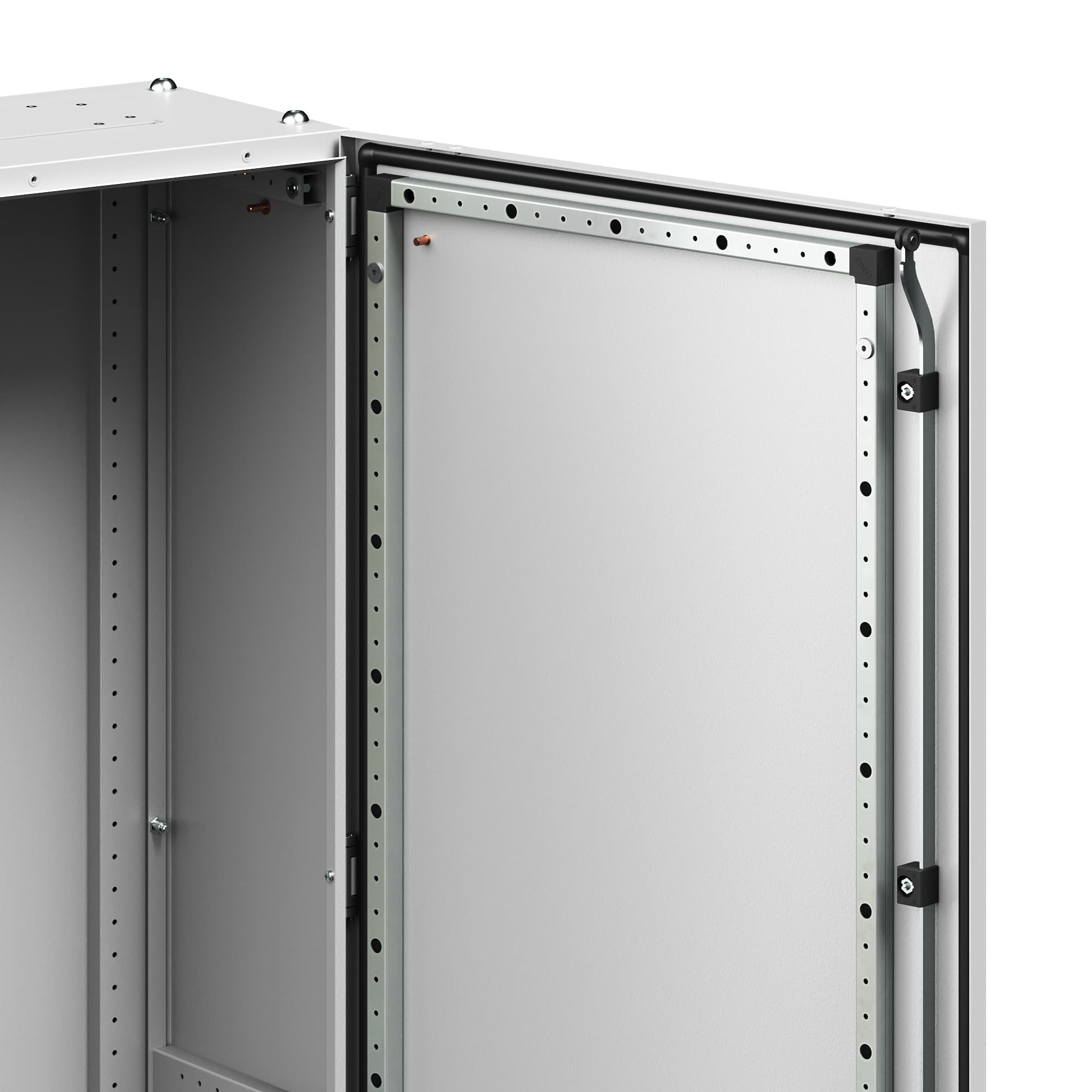 Компактный корпус RAM fit двустворчатый без боковых вырезов, ВхШхГ 1800х1000х450 мм, IP55 — миниатюра 3