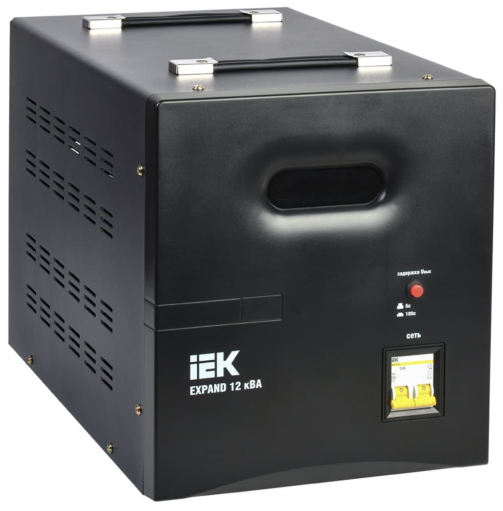 IEK EXPAND Стабилизатор напряжения 1-ф. переносной 12кВА