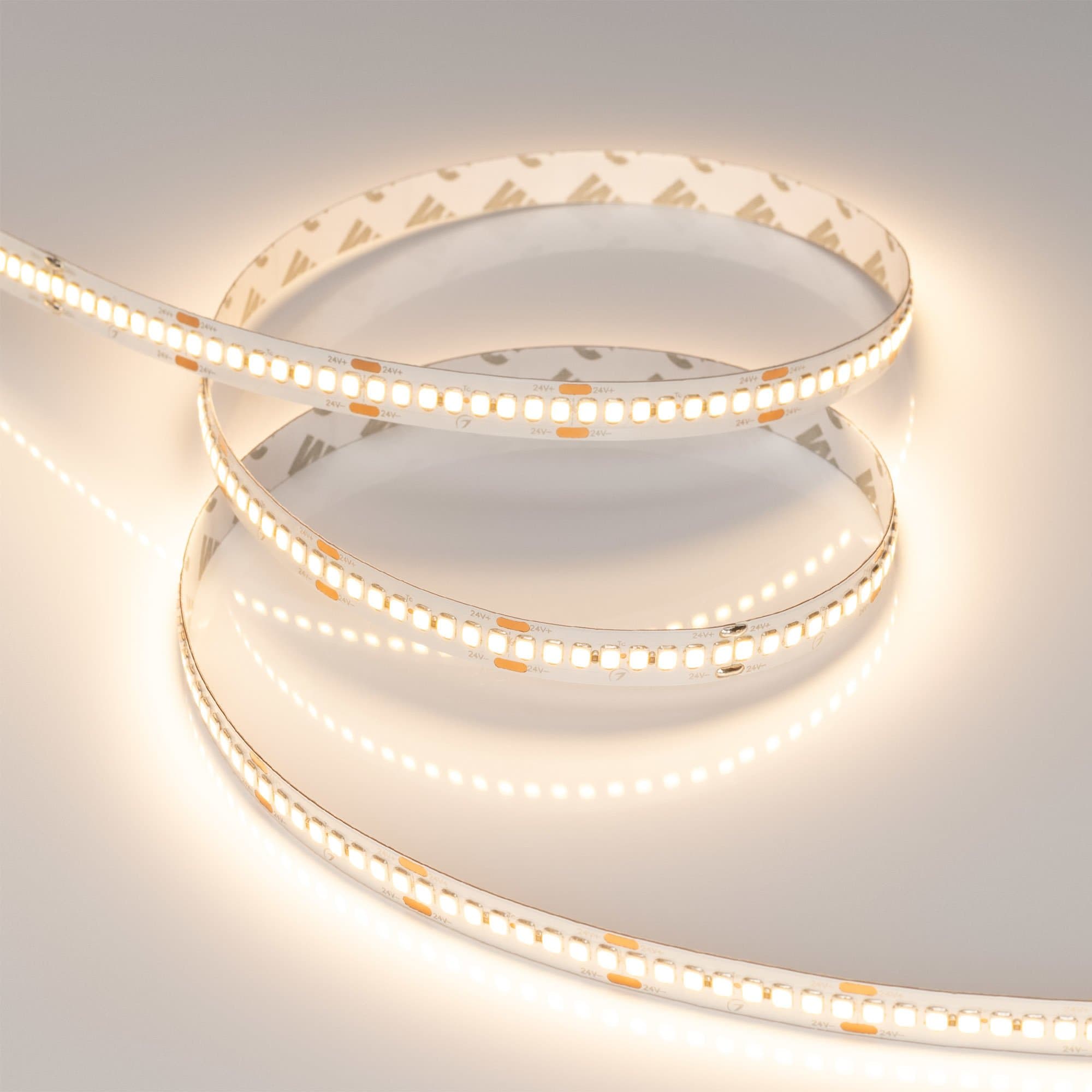 Arlight Лента RT-A240-10mm 24V Warm3000 (22 W/m, IP20, 2835, 5m) (высок.эфф.150 лм/Вт) 038745 — миниатюра 6