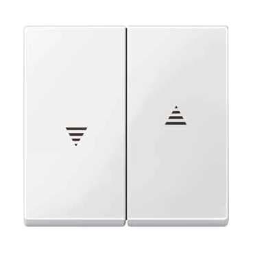 SE Merten SM Бел глянец Клавиша 2-ая жалюзийная MTN432419 — миниатюра 2