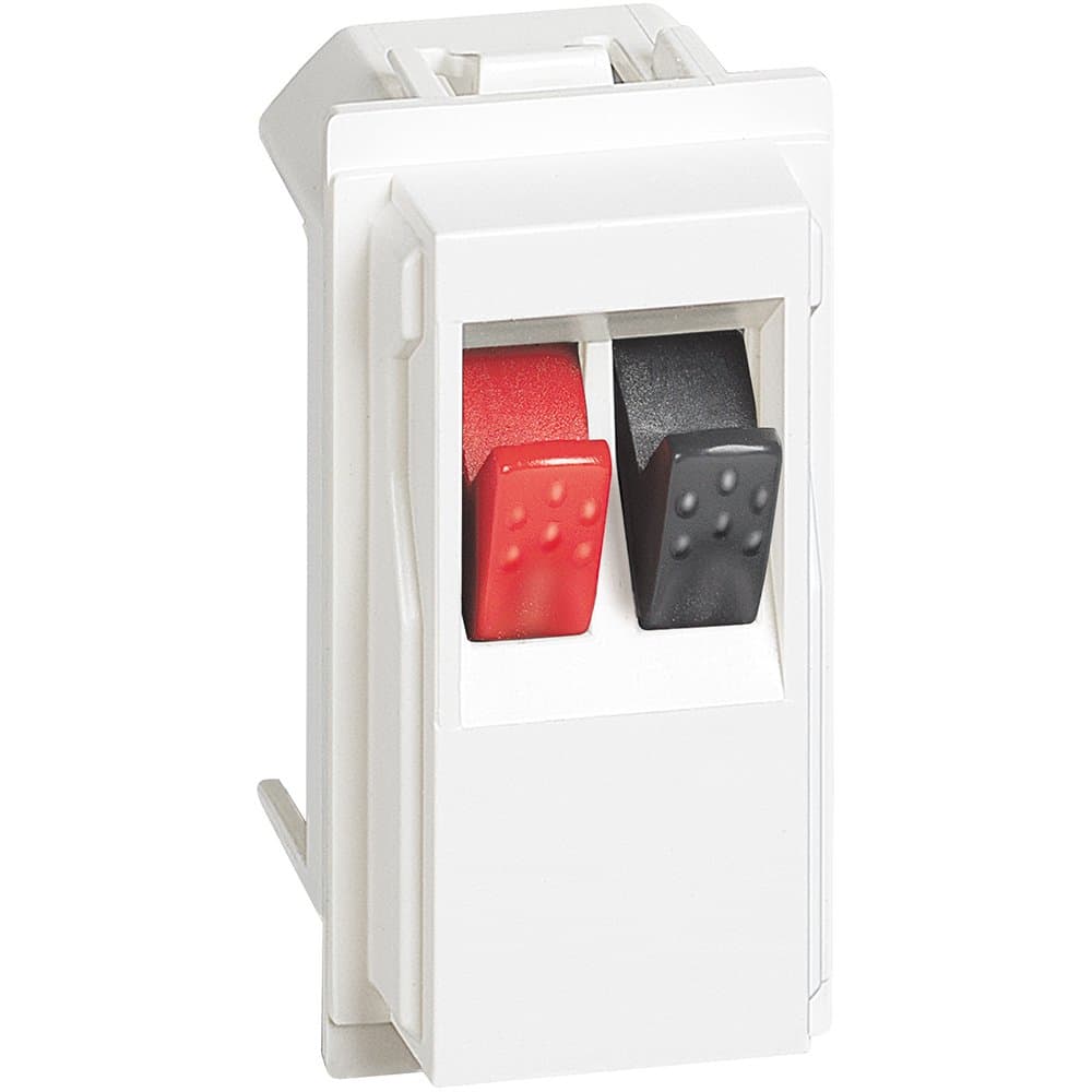 BT Living now Белый Розетка для аудиоколонок стерео 1 мод KW4294