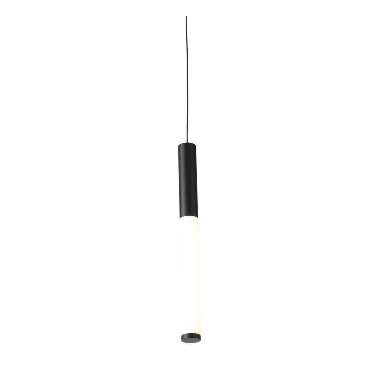 ST Luce SL1593.403.01 Светильник подвесной Черный/Белый LED 1*8W — миниатюра 2