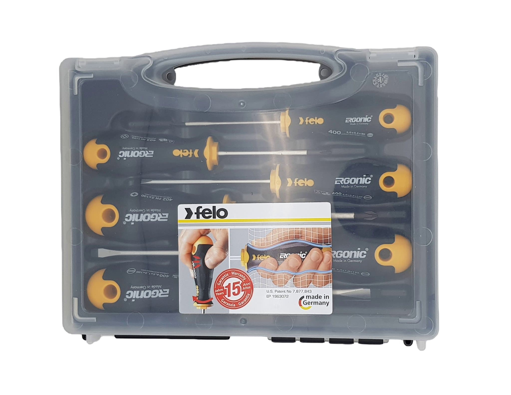 Felo Набор отверток Ergonic 6 шт в кейсе 40020636 — миниатюра 1