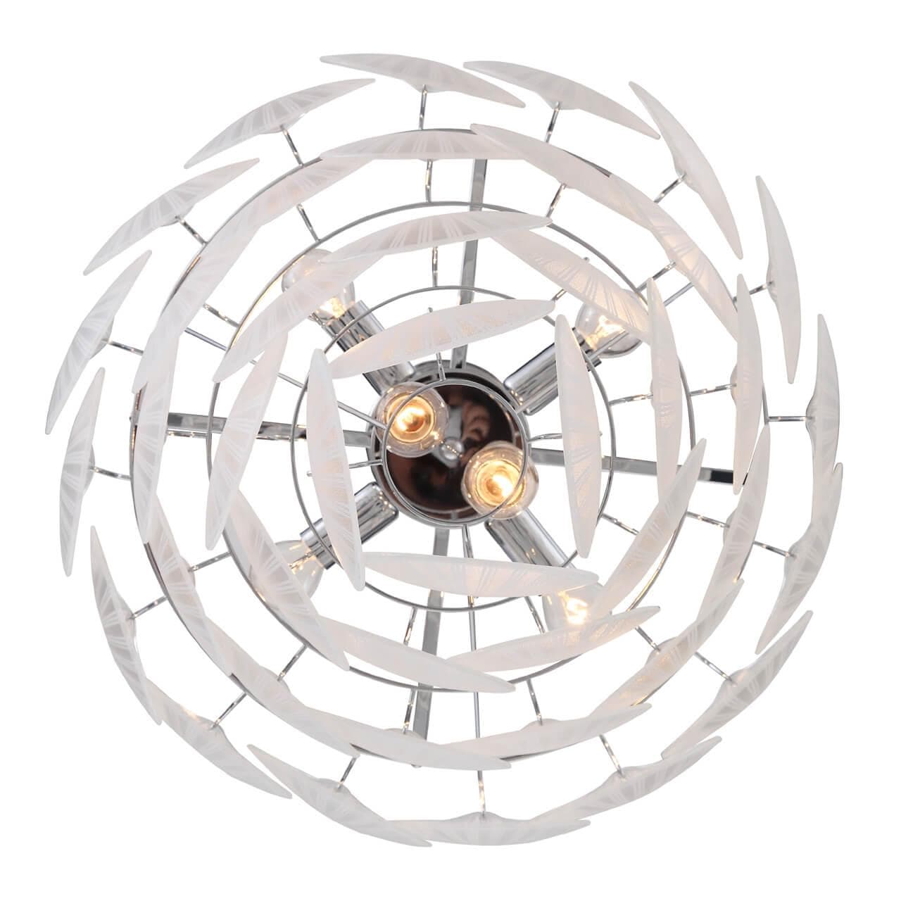 Evoluce SLE104102-06 Светильник потолочный Хром/Белый E14 6*60W — миниатюра 3
