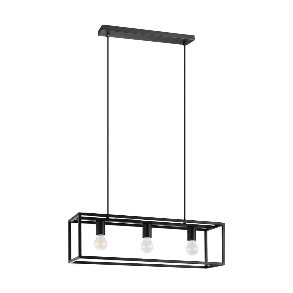Eglo 43032 Подвес ELDRICK, 3х40W (E27),  сталь, черный