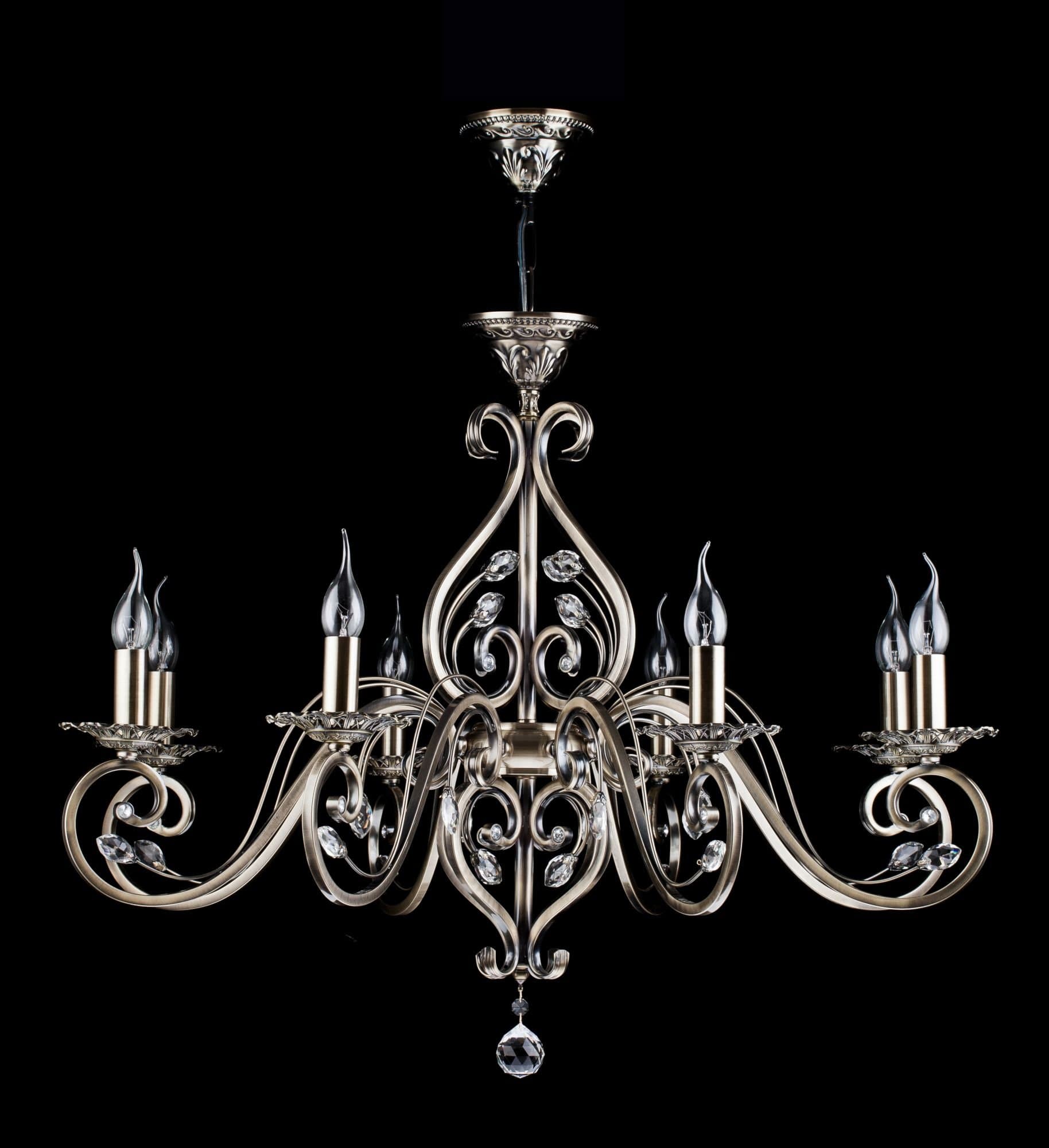 Maytoni Royal Classic Leaves Бронза Люстра 8xE14 60W RC109-PL-08-R — миниатюра 5