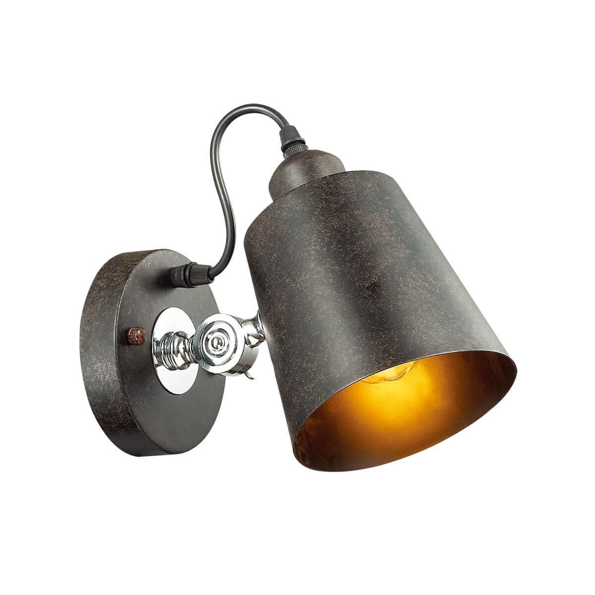Lumion 3532/1W LN18 144 черный Бра E27 60W 220V NEROPIUS — миниатюра 1
