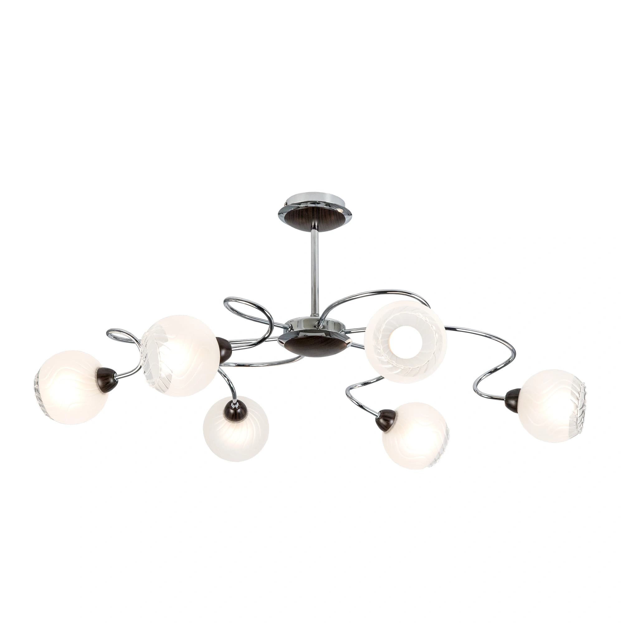 Citilux CL130161 Одиссей Хром+Венге, Светильник Люстра