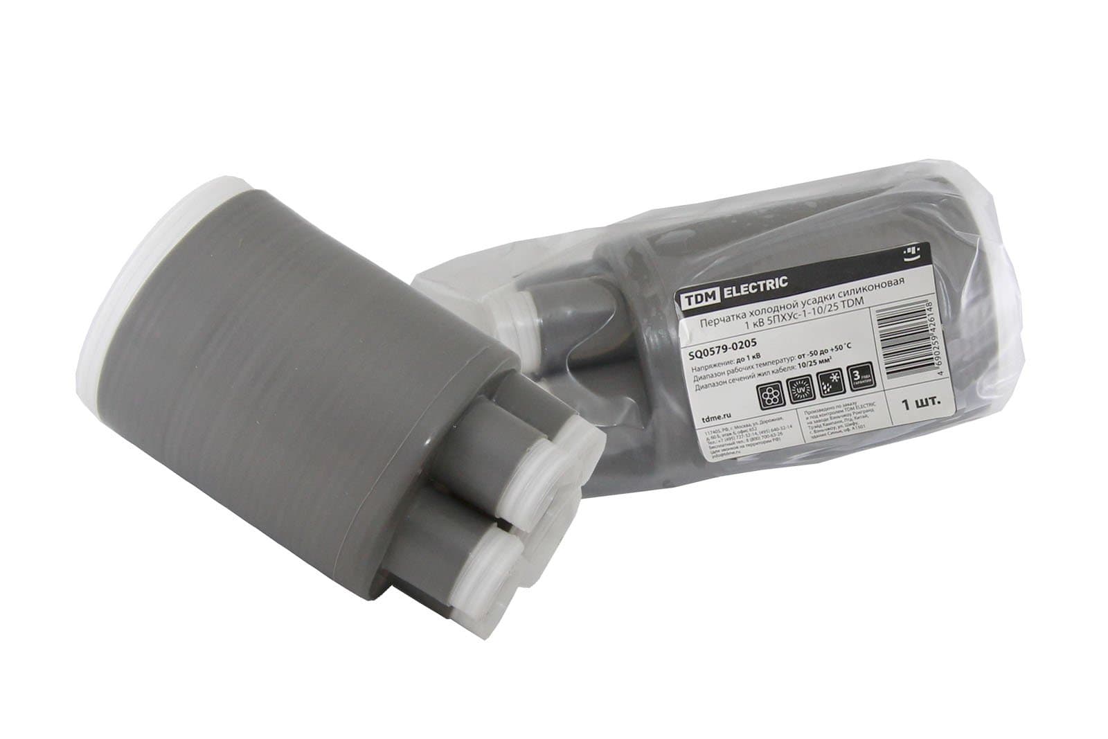 TDM Перчатка холодной усадки 5ПХУс-1-10/25 SQ0579-0205