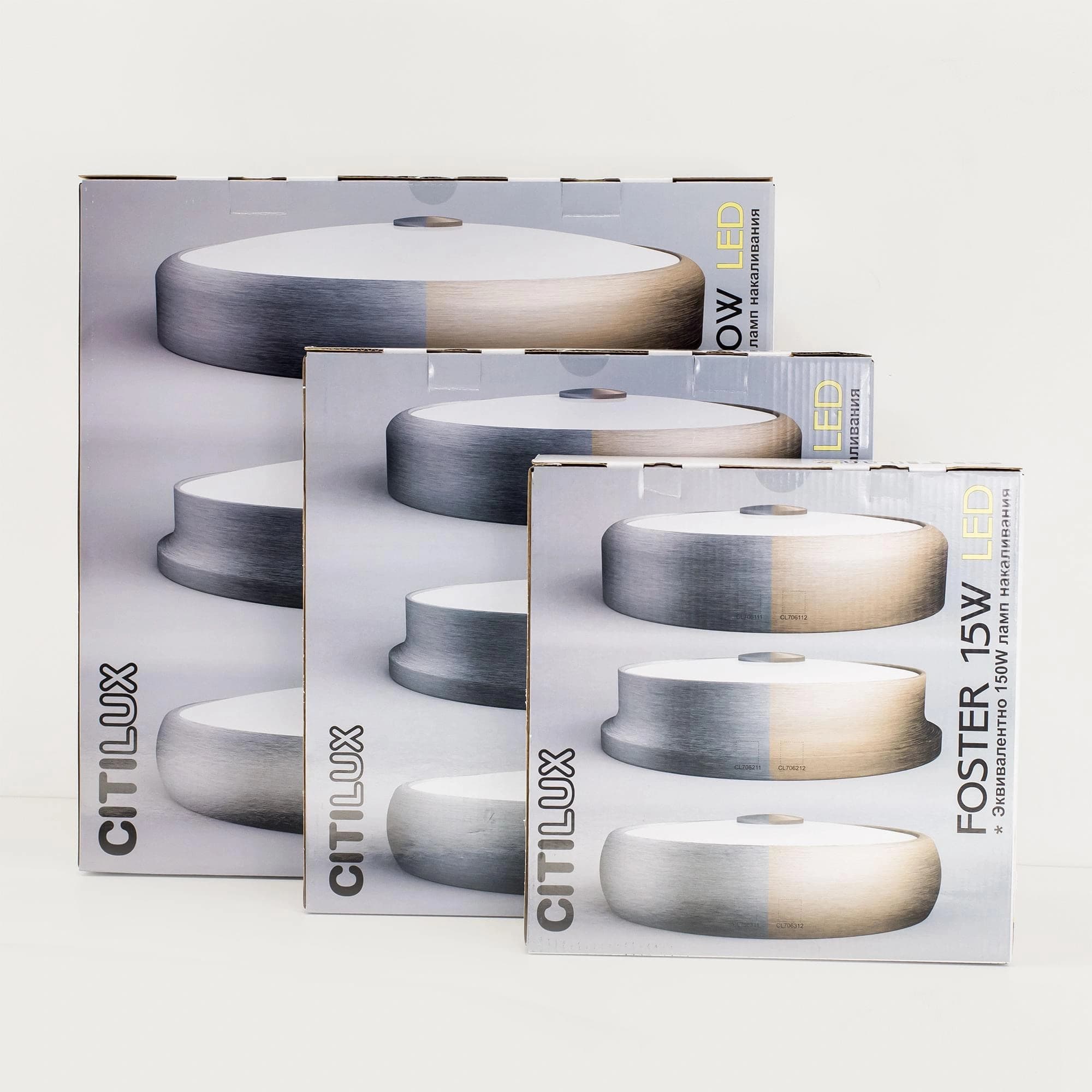 Citilux CL706121 Фостер-1 Хром Мат. Светильник Наст.-Потол — миниатюра 3