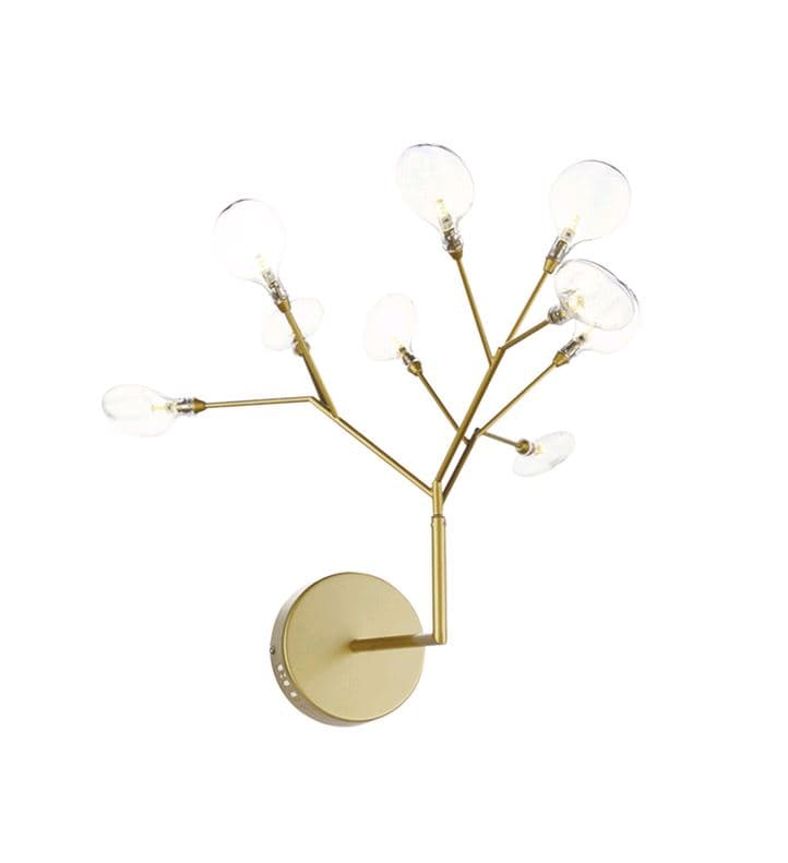 Kink Light 07521-9,33 Светильник Ветта золото (прозрачные плафоны) d42 h38 G4 9*2W (Led лампы в комплекте, 4000K)