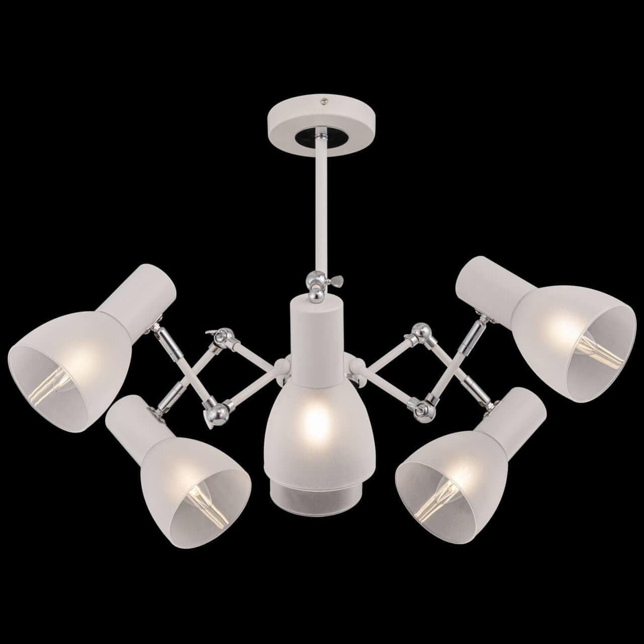 Freya Modern Avery Белый и Хром Люстра FR5080PL-06W — миниатюра 6