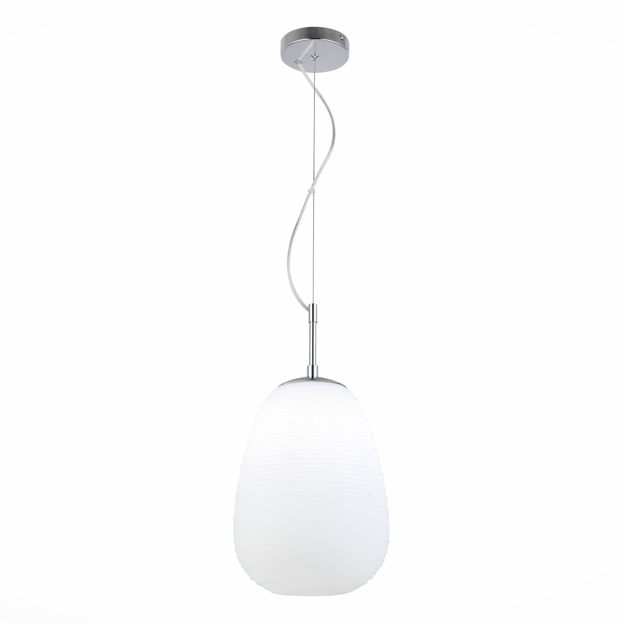 ST Luce SL1168.113.01 Подвес Хром/Белый E27 1*40W