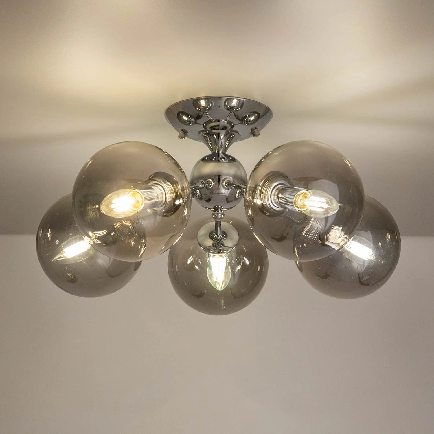 Citilux CL102150 Томми Хром+Дымч. Люстра — миниатюра 9