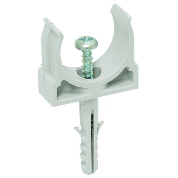 IEK Держатель с защёлкой и дюбелем CT25 (5 шт/упак) CTA10D-CT25-K41-005 — миниатюра 2