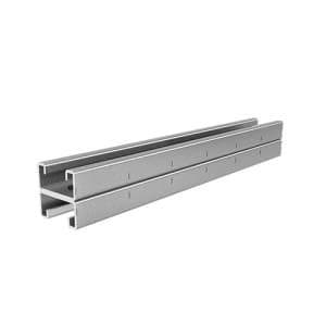 OSTEC СТРАТ-профиль двойной перфорированный 41х21х2200, толщ. 1,5 мм, гальван. цинк