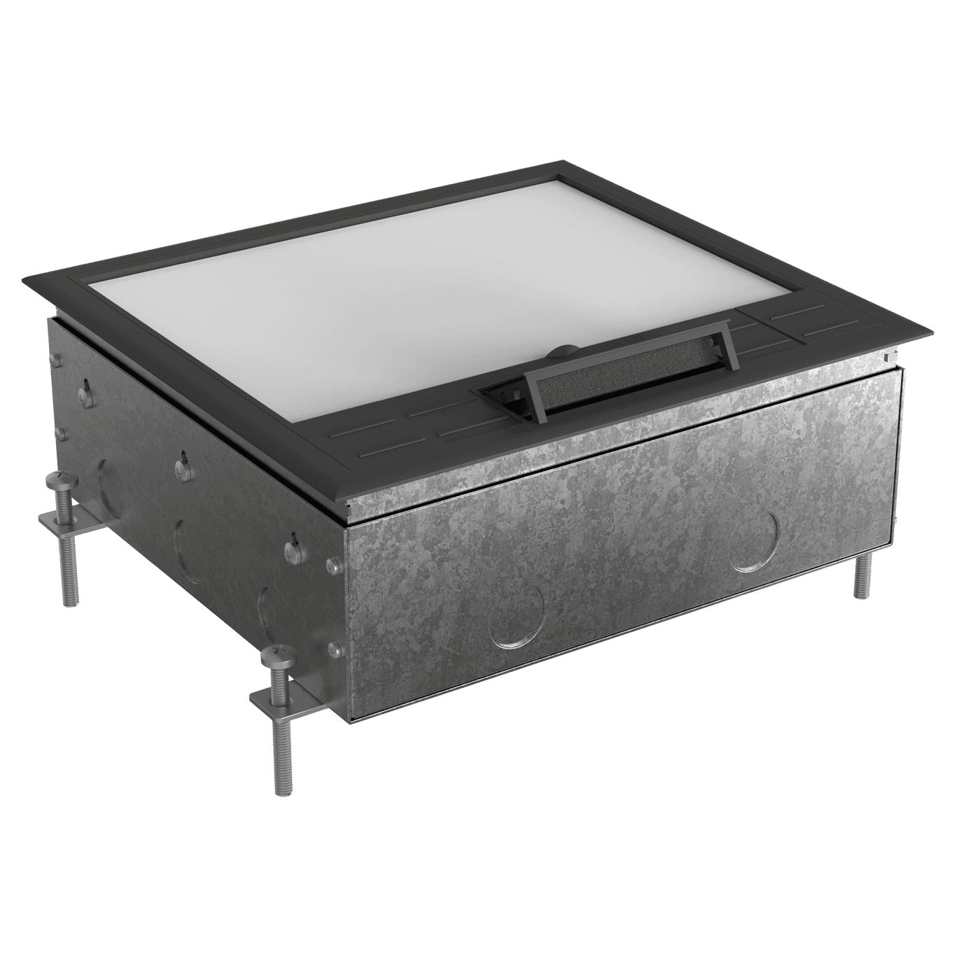 Systeme Elecrtic MultiDesk Люк на 12 модулей IP40 для бетонных полов с монтажной коробкой, тип MDK10 — миниатюра 6