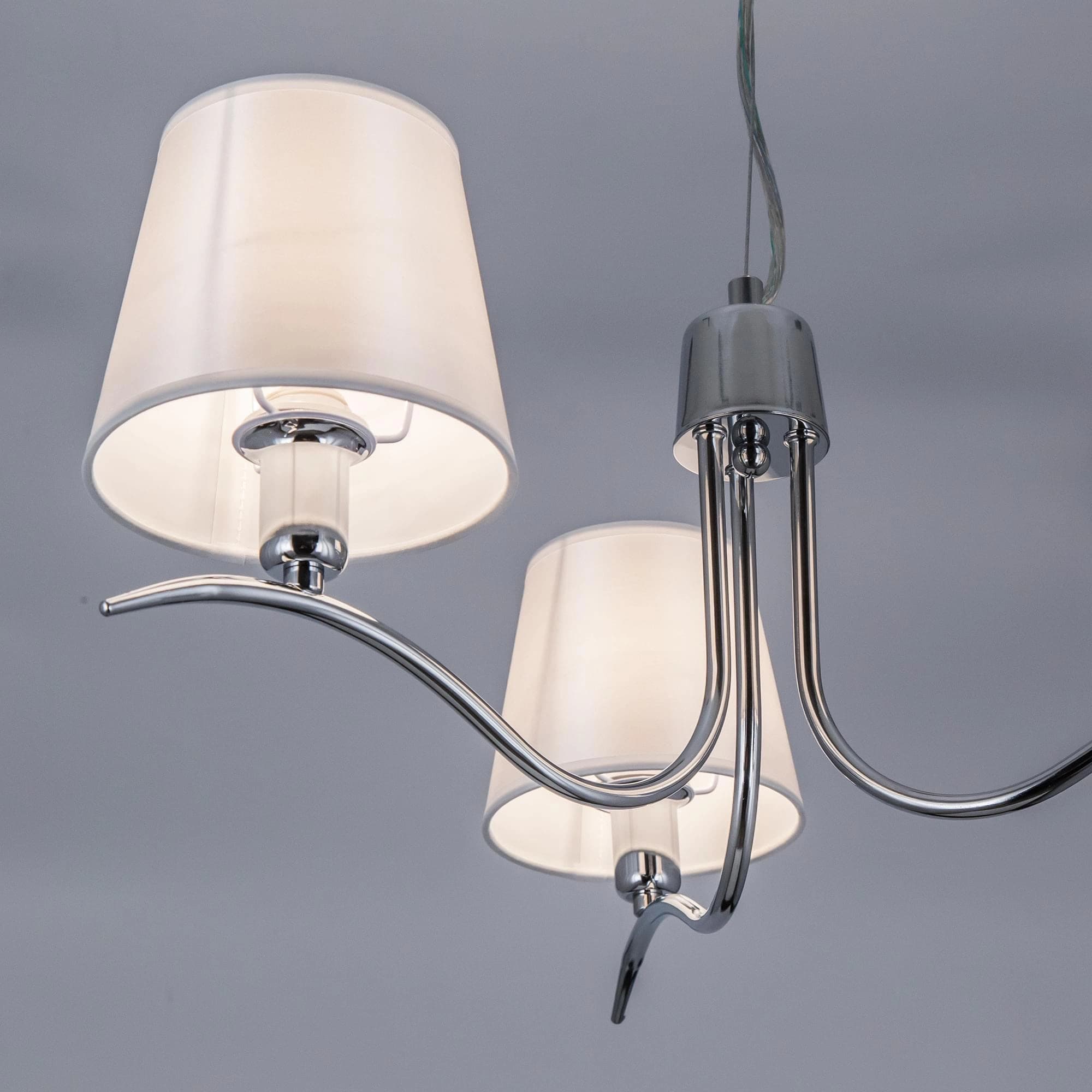 Citilux CL439131 Эмма Хром+Белый Светильник Люстра — миниатюра 6