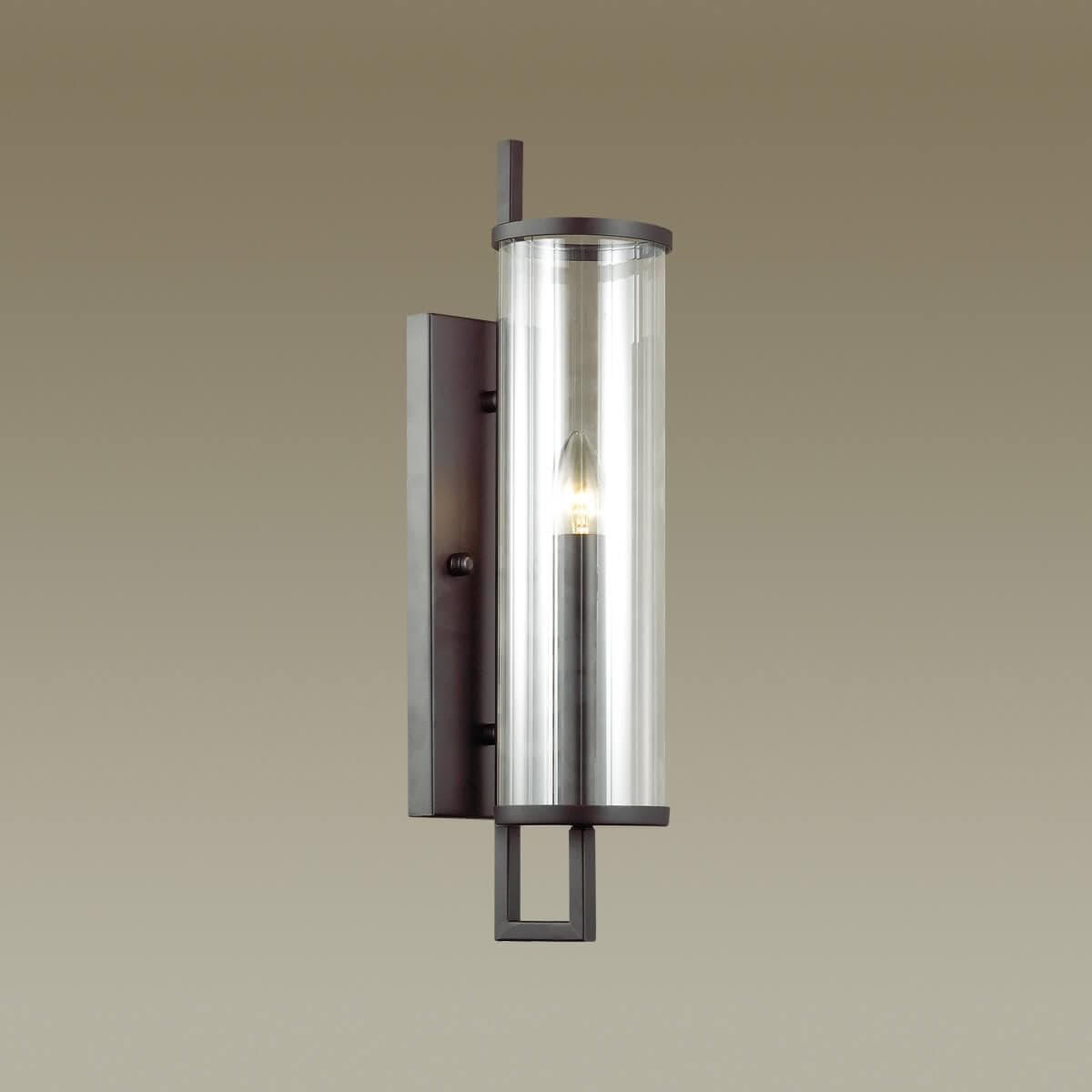 Odeon Light 4654/1W ODL20 569 черный/прозрачный Бра E27 60W 220V RENA — миниатюра 3