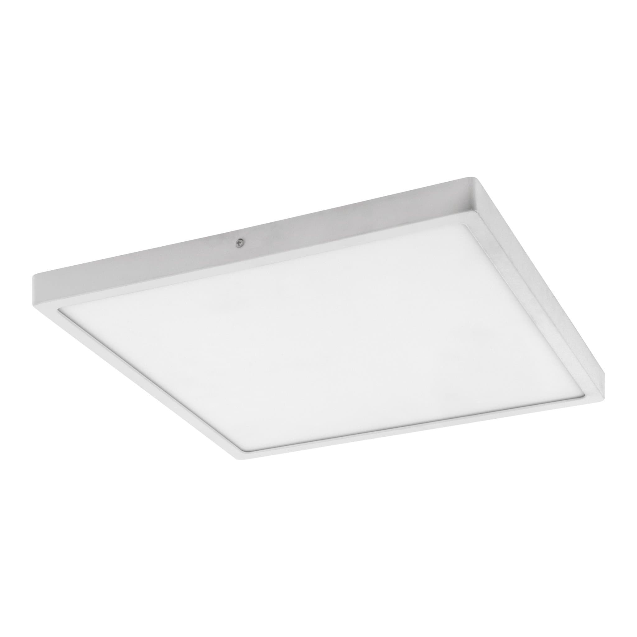 Eglo 97264 Cветодиодный накладной светильник FUEVA 1, 25W(LED), 2500lm, 400х400, H30, алюминий, белый/пластик