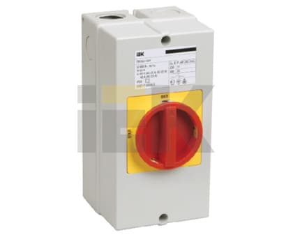 IEK Переключатель кулачковый ПКП25-13 /К 25А откл-вкл 3Р/400В IP54 — миниатюра 2