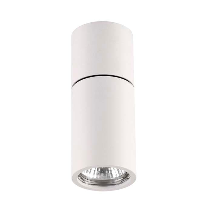 Odeon Light 3582/1C ODL18 203 белый матовый Потолочный накладной светильник IP20 GU10 1*50W 220V DUETTA