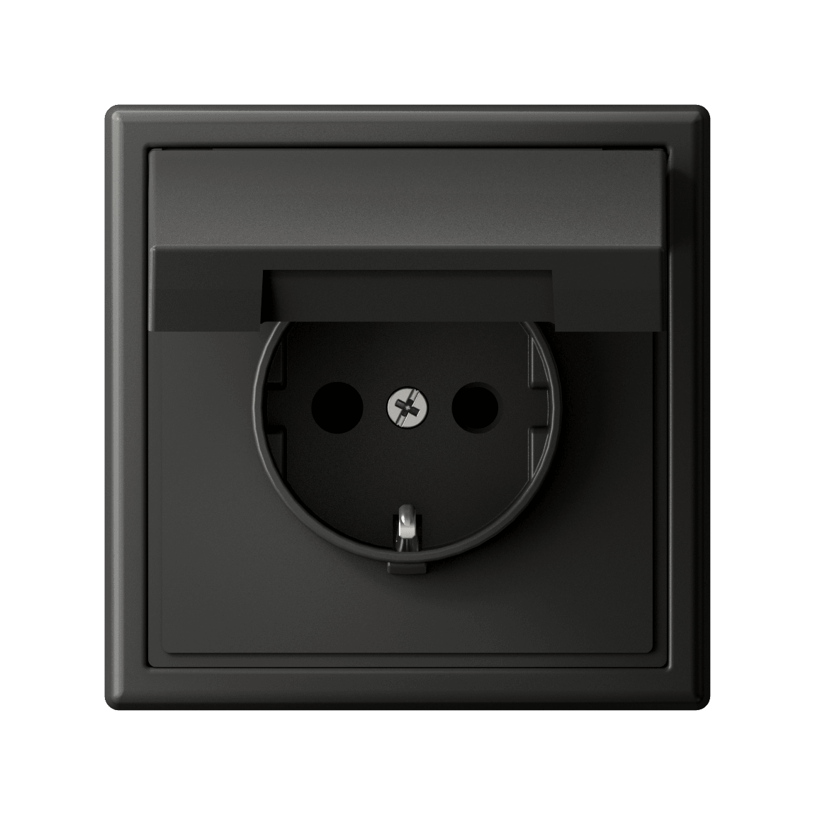 Systeme Electric ArtGallery Базальт Розетка с заземл. со шторк. с крышк., 16А, IP20, механизм, быстрозажим. клем. — миниатюра 5