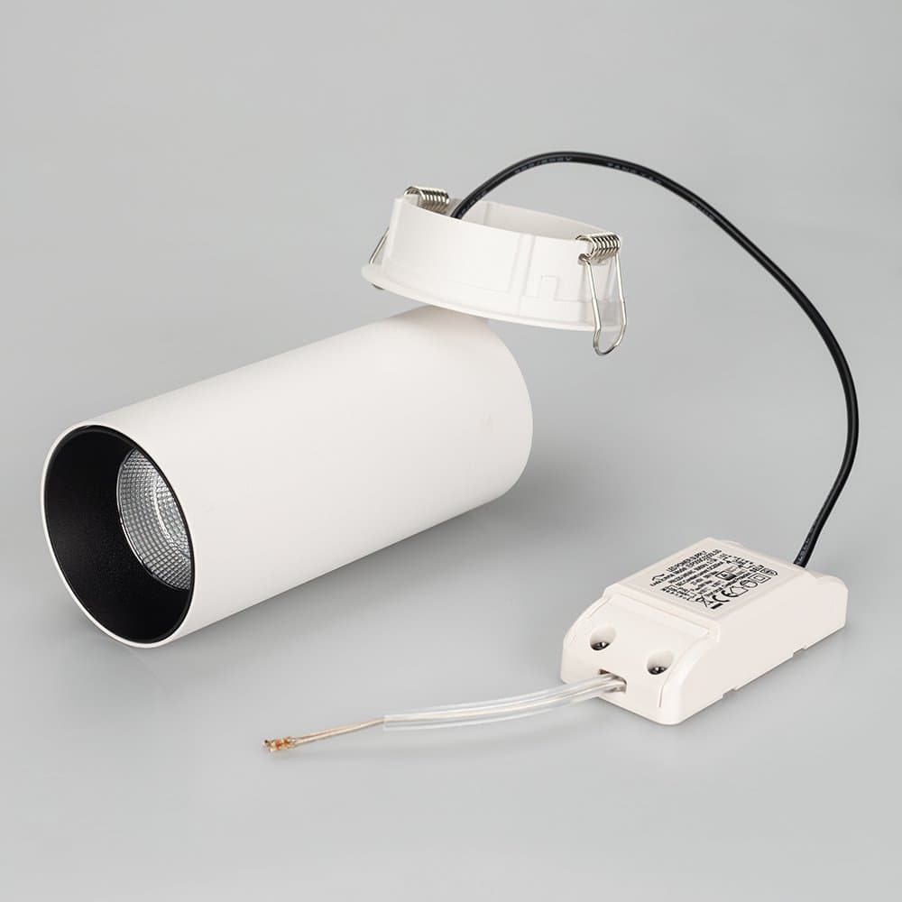 Arlight Светильник SP-POLO-BUILT-R65-8W Warm3000 (WH-BK, 40 deg) (IP20 Металл, 3 года) 027255 — миниатюра 7