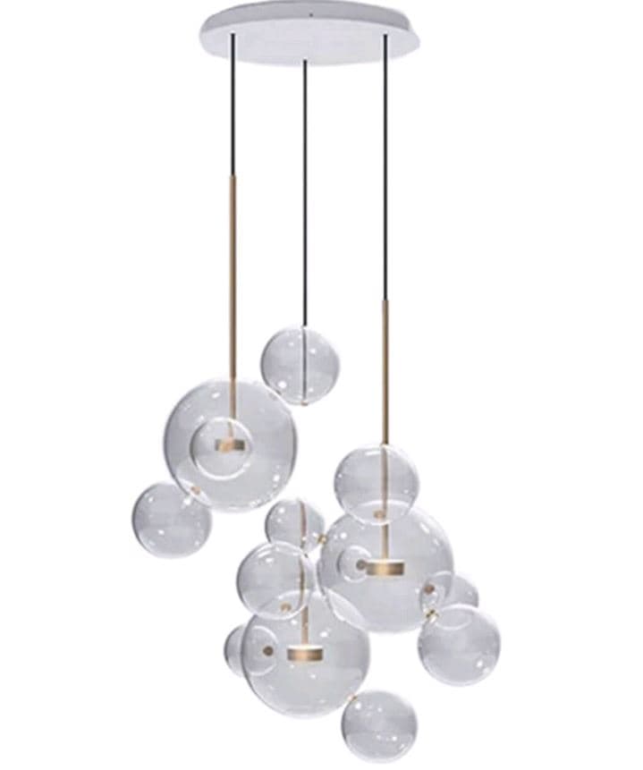 Kink Light 07545-4 (3A),21 Подвес Галла прозрачный d78 h210 Led 42W (3000K)