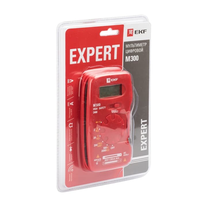 EKF PROxima Мультиметр цифровой M300 Expert In-180701-pm300 — миниатюра 4