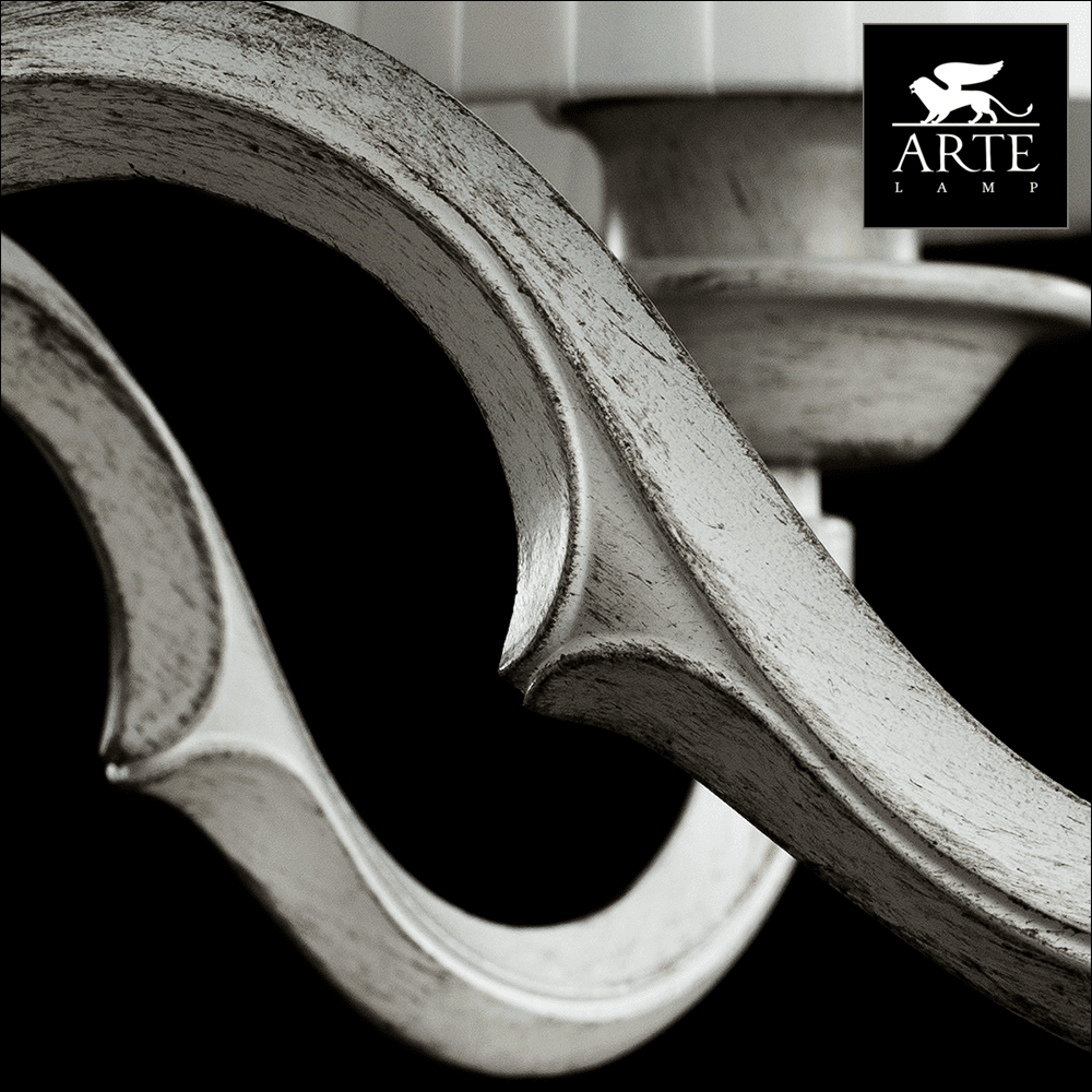 Arte Lamp Alba Белая Люстра 40W E27 A9395LM-5WG — миниатюра 4
