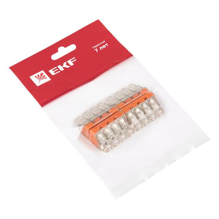 EKF PROxima Клемма СМК 773-174 (с пастой), 4 отверстия, 2,5-6,0 мм2 (уп.4шт.) plc-smk-773-174r — миниатюра 2