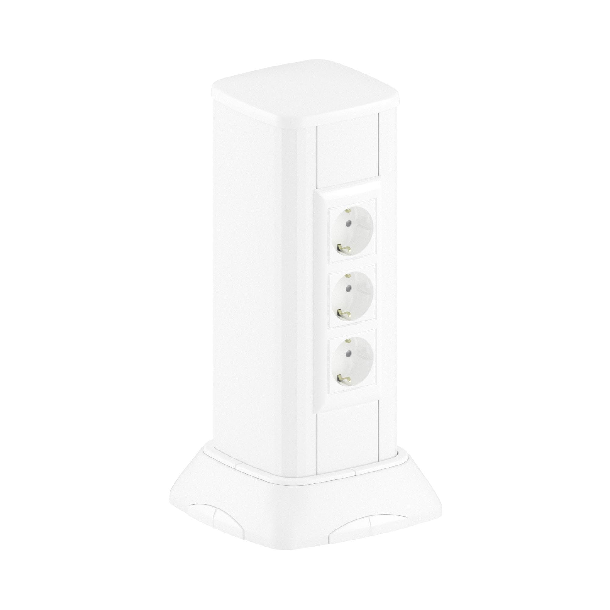 DKC Миниколонна алюминиевая, 0.35м, цвет белый — миниатюра 2