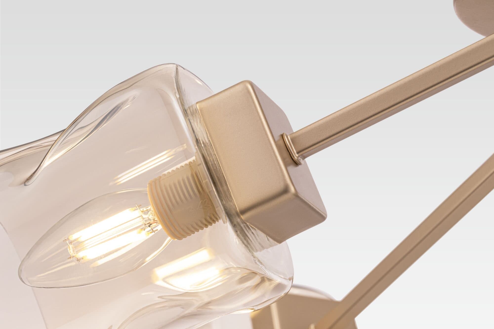 Freya Modern Isabella Матовое Золото Потолочный светильник FR5095CL-04G — миниатюра 3