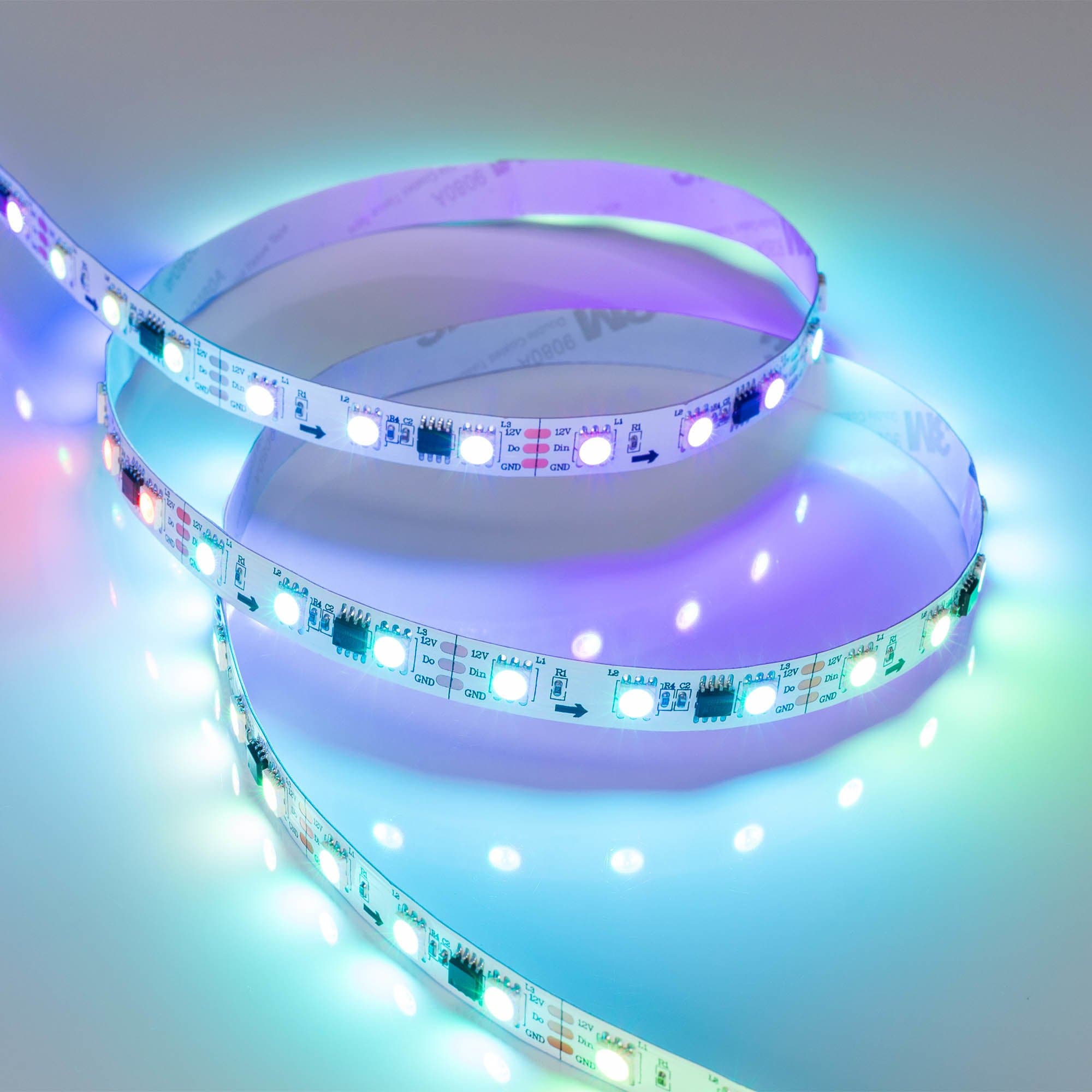 Arlight Лента SPI-B60-10mm 12V RGB-PX3 (14.4 W/m, IP20, 5060, 5m) (Открытый, IP20) 026367(2) — миниатюра 5