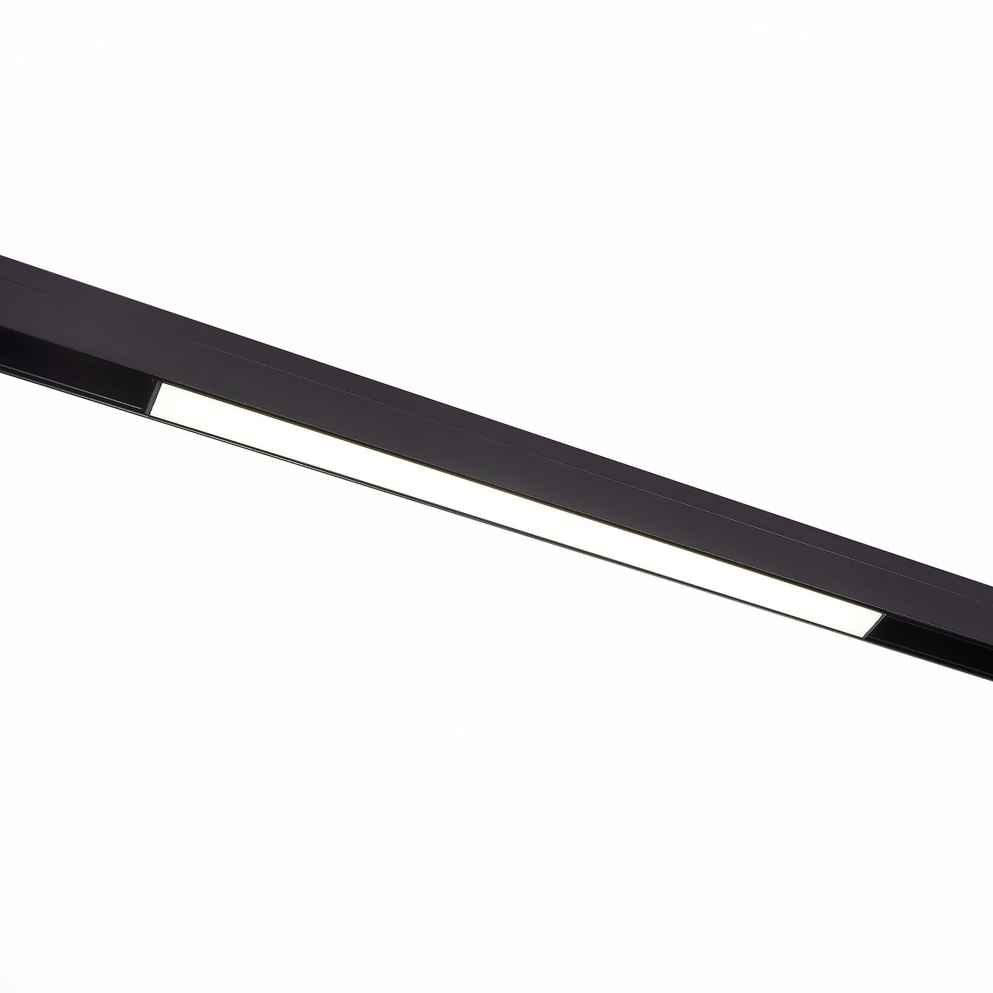ST LUCE ST360.446.12.1 Магнитный трековый светильник MKL-100-12W4K-B Черный 300x22x44,48V LED,Orsam